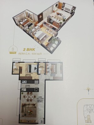 Floor Plan in 6+ BHK Independent House at Vakola – for Rent