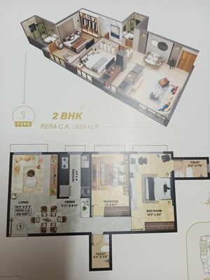 Floor Plan in 6+ BHK Independent House at Vakola – for Rent