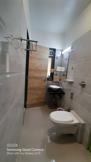 Bathroom in 2 BHK Apartment at SKG Eastern Winds, Kurla East – for Rent