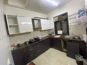 Kitchen in 3 BHK Builder Floor at Palm Residency Chhatarpur, Chattarpur – for Rent