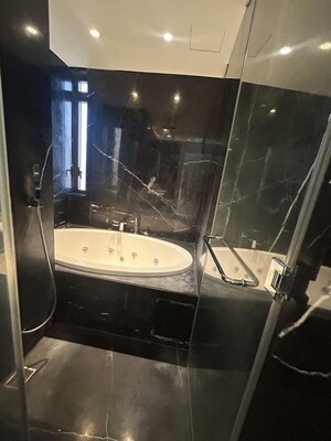 Bathroom in 4 BHK Apartment at Lodha Trump Tower, Worli – for Rent