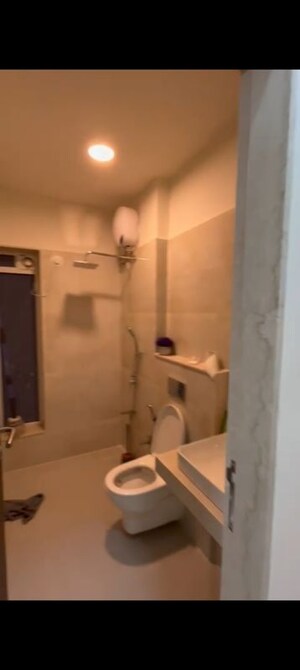 Bathroom in 3 BHK Apartment at L & T Seawoods Residences Phase 1 Part B, Seawoods – for Rent