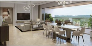 Hall in 4 BHK Apartment at Viceroy Prive, Kandivali East – for Sale