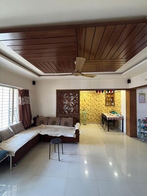 Living Room in 1.5 BHK Apartment at Bramha Skycity Apartment, Dhanori – for Rent