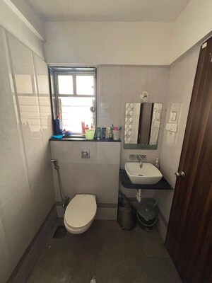 Bathroom in 1.5 BHK Apartment at Bramha Skycity Apartment, Dhanori – for Rent