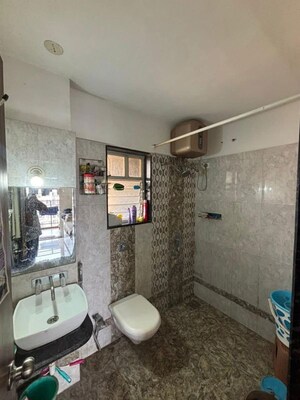 Bathroom in 1.5 BHK Apartment at Bramha Skycity Apartment, Dhanori – for Rent