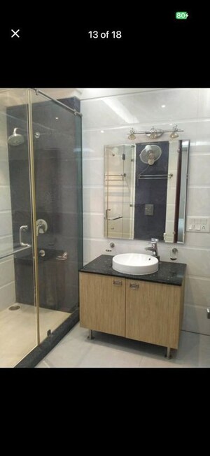 Bathroom in 3 BHK Apartment at Vasant Vihar – for Rent