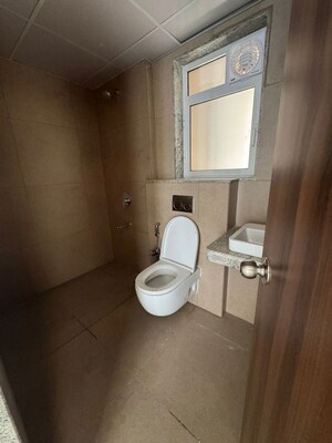 Bathroom in 2 BHK Apartment at Runwal Sanctuary, Mulund West – for Rent