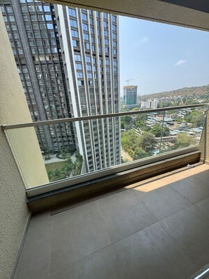 Balcony in 2 BHK Apartment at Runwal Sanctuary, Mulund West – for Rent