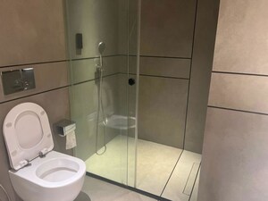 Bathroom in 3 BHK Apartment at Lodha World View, Worli – for Rent