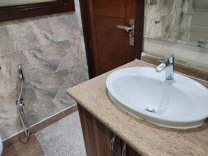 Bathroom in 3 BHK Builder Floor at Greater Kailash I – for Rent