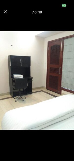 Bathroom in 2 BHK Apartment at Vasant Vihar – for Rent