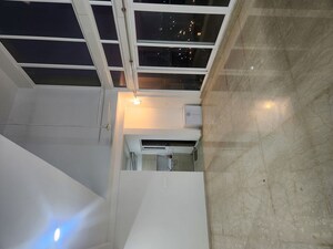 Staircase in 4 BHK Penthouse at Bhartiya Nikoo Homes Phase 2, Thanisandra Main Road – for Rent