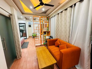 Living Room in Studio Builder Floor at Orchid Island, Sector 51 – for Rent