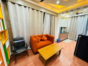 Living Room in Studio Builder Floor at Orchid Island, Sector 51 – for Rent