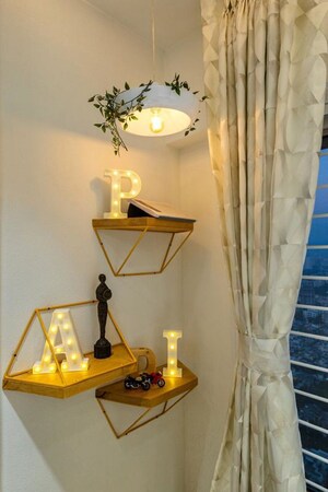 Staircase in 3 BHK Apartment at Runwal Elegante, Andheri West – for Rent