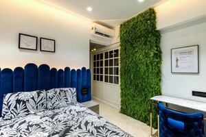 Bedroom in 3 BHK Apartment at Runwal Elegante, Andheri West – for Rent