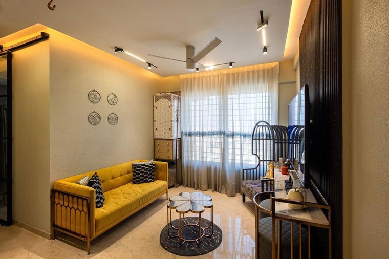 Living Room, runwal-elegante 3 Bedroom 1454 Sq.Ft. Apartment In Andheri West Mumbai 10222097