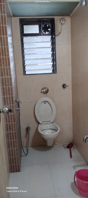 Bathroom in 1 BHK Apartment at Bhandup Subhakamana CHS, Bhandup East – for Rent