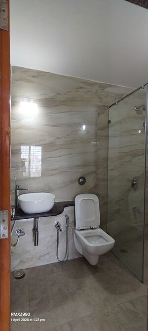 Bathroom in 2 BHK Apartment at Powai – for Rent