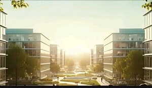 2 BHK Apartment – Exterior View View at M3M GIC, Manesar Sector 9 - for Sale