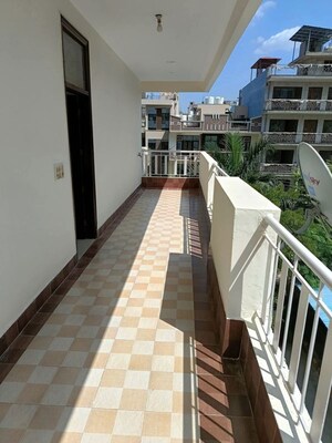 Balcony in 3 BHK Apartment at Atlantis CGHS, Sector 47 – for Rent
