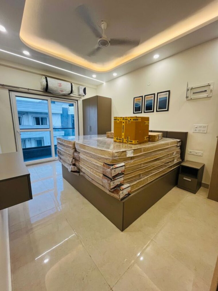 Bedroom, medi city Studio 649 Sq.Ft. Builder Floor In Medi City Gurgaon 10222227