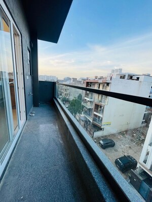 Balcony in Studio Builder Floor at Medi City – for Rent