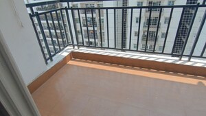 Balcony in 3 BHK Apartment at Cybercity Rainbow Vistas Rock Gardens, Hi Tech City – for Rent