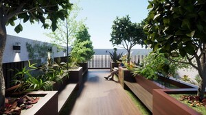 Balcony in 3.5 BHK Apartment at Ambar Zenith, Viman Nagar – for Sale