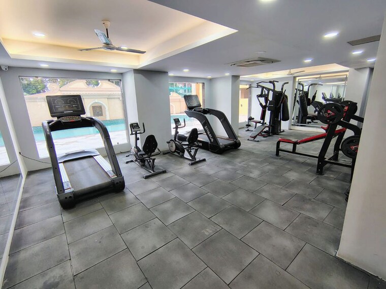 Gym, tejas-greenberry-signatures 2.5 Bedroom 1200 Sq.Ft. Apartment In Vrindavan Yojna Lucknow 10222257