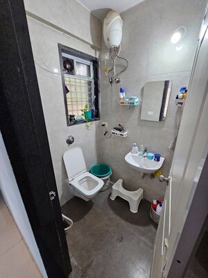 Bathroom in 2 BHK Apartment at Karmvir Avant Sky Villa, Goregaon East – for Rent