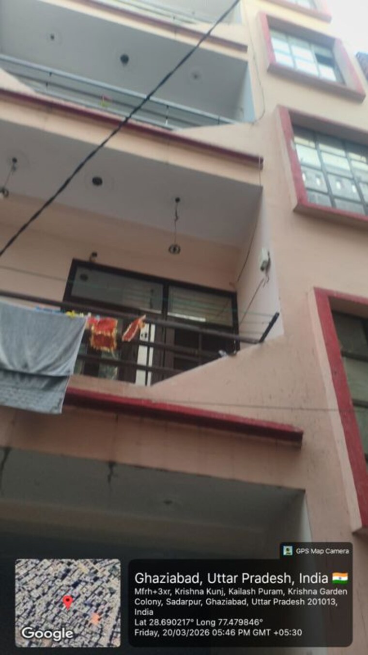 Exterior View, govindpuram 3 Bedroom 1100 Sq.Ft. Builder Floor In Govindpuram Ghaziabad 10203387