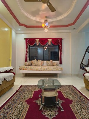 Living Room in 2 BHK Apartment at Laxmi Vrindavan, Pimple Saudagar – for Rent