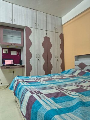 Bedroom in 2 BHK Apartment at Laxmi Vrindavan, Pimple Saudagar – for Rent