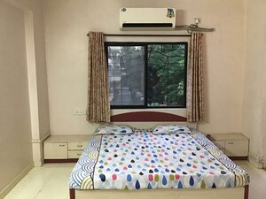 Bedroom in 2 BHK Apartment at Laxmi Vrindavan, Pimple Saudagar – for Rent