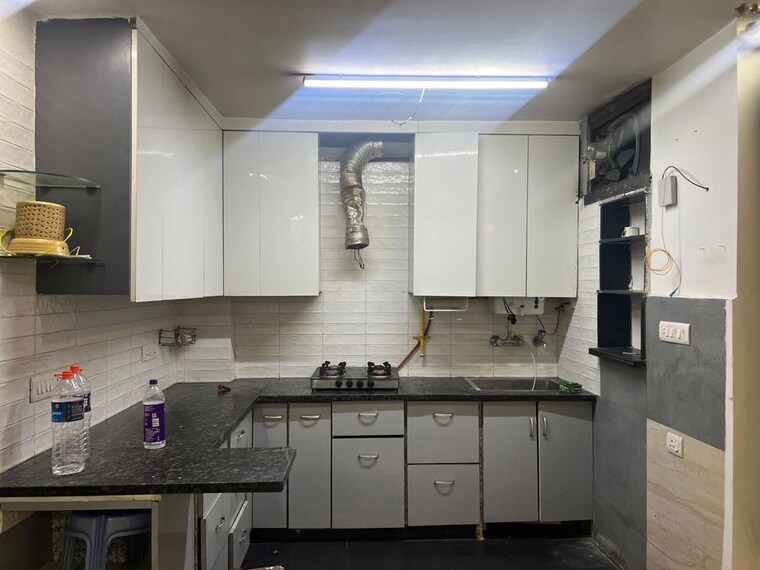 Kitchen, chattarpur 3 Bedroom 1000 Sq.Ft. Builder Floor In Chattarpur Delhi 10222355