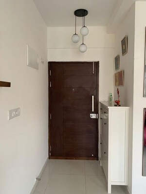 Bathroom in 2 BHK Apartment at Godrej Aqua, International Airport Road – for Rent