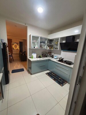 Kitchen in 3 BHK Apartment at Godrej Aqua, International Airport Road – for Rent