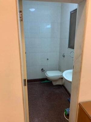 Bathroom in 3 BHK Apartment at Brindavan CHS, Andheri East – for Rent