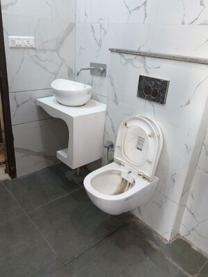 Bathroom in 3 BHK Builder Floor at Dhakoli – for Sale