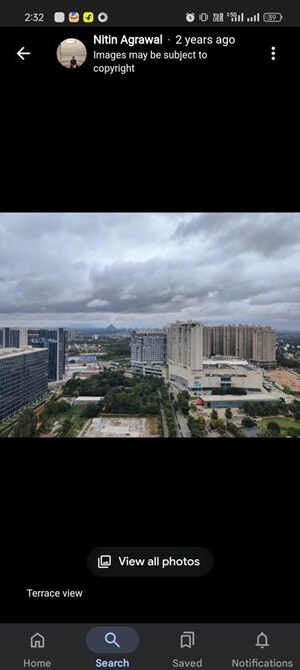 3 BHK Apartment – Exterior View View at Bhartiya Nikoo Homes, Thanisandra Main Road - for Rent