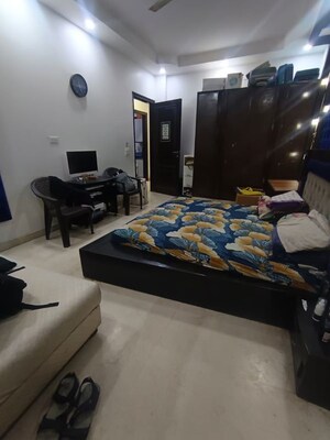 Bedroom in 3 BHK Builder Floor at Shivalik Colony – for Rent