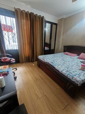 Bedroom in 3 BHK Builder Floor at Shivalik Colony – for Rent