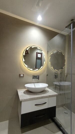 Bathroom in 4 BHK Builder Floor at RWA Residential Society Sector 46, Sector 46 – for Sale