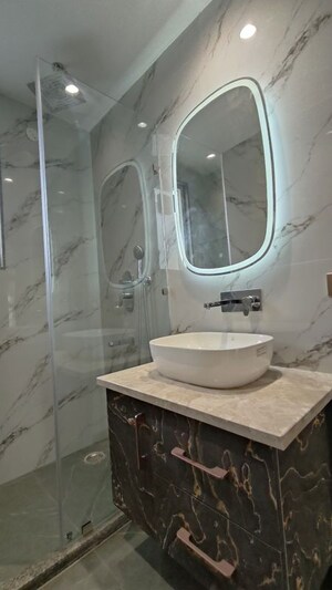 Bathroom in 4 BHK Builder Floor at RWA Residential Society Sector 46, Sector 46 – for Sale