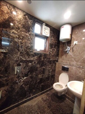 Bathroom in 2 BHK Builder Floor at Malviya Nagar – for Rent