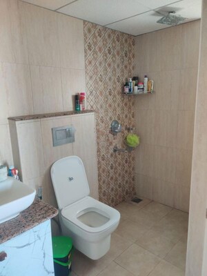 Bathroom in 3 BHK Apartment at Kolte Patil iTowers Exente, Electronic City Phase I – for Rent