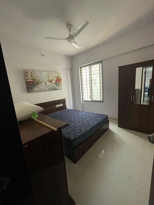 Bedroom in 3 BHK Apartment at Shanti Elixir, Mundhwa – for Rent