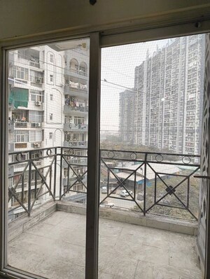 Balcony in 3.5 BHK Apartment at Aditya Mega City, Vaibhav Khand – for Rent